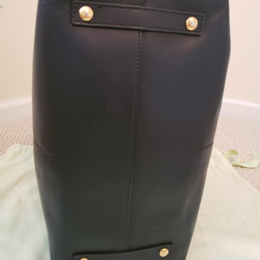 BURBERRY Diaper Tote Bag with Calf Grain Leather & Gold Trim - Picture 3 of 8